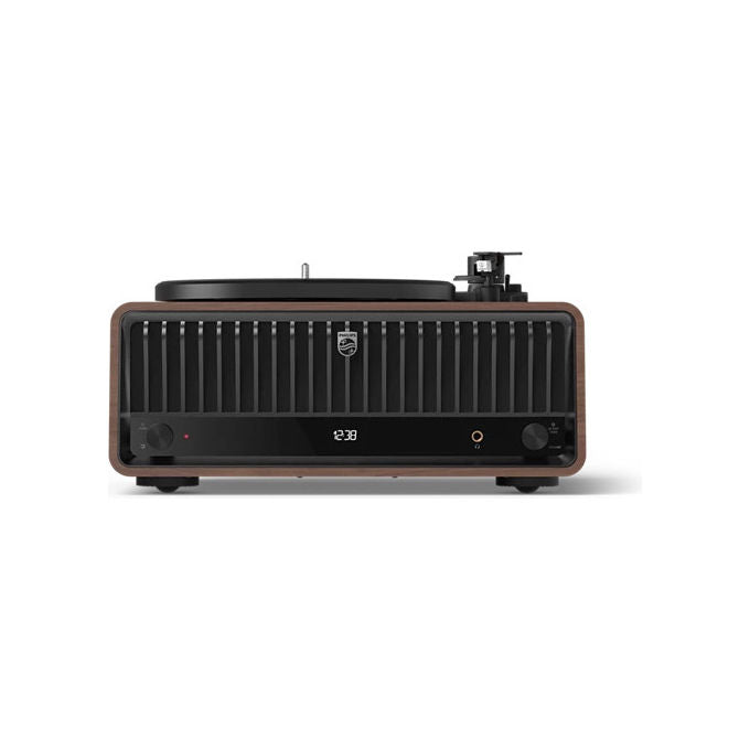 Philips TAV9000D-10 Century Giradischi Automatico a Cinghia 120 W RMS DAB+ FM Bluetooth 5.4 Auracast USB colore Noce