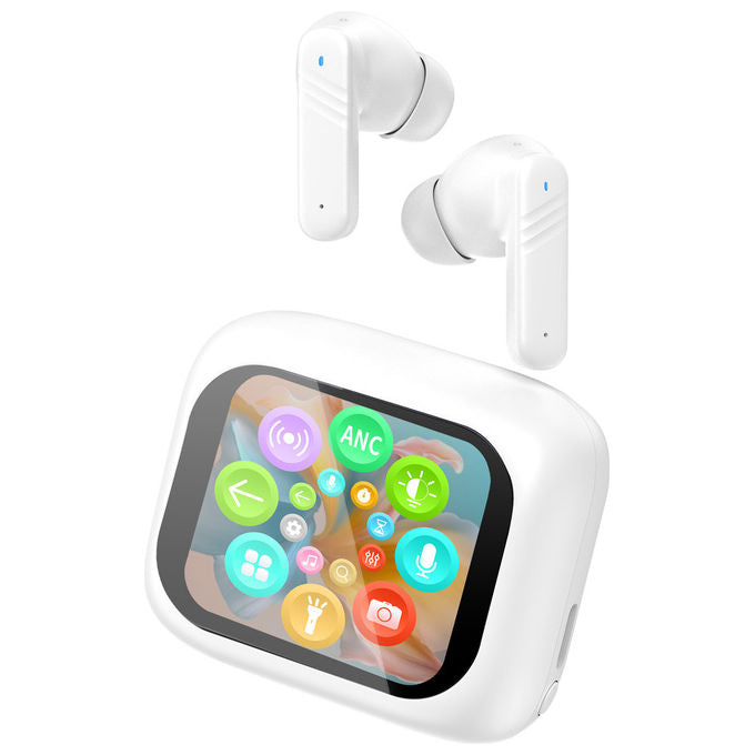 Trevi, Cuffie con Traduzione AI, Display Touch Screen, EAR 100 AID, Bianco