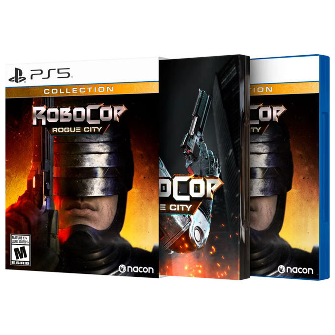 Nacon Robocop Rogue City Collector's Edition Playstation 5 Steelbook Bonus Esclusivi