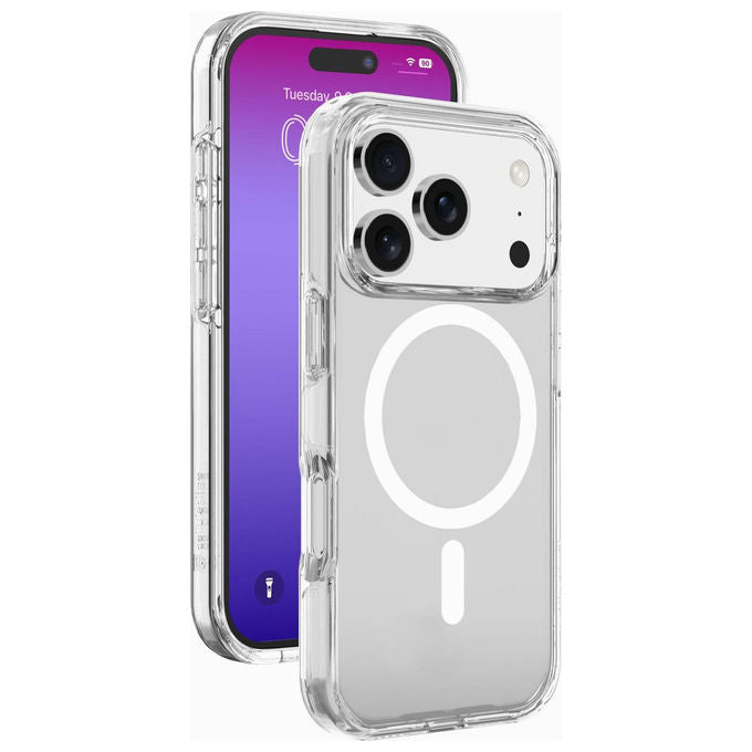 Cellularline Gloss Mag Cover Trasparente per iPhone 17 Pro Compatibile MagSafe