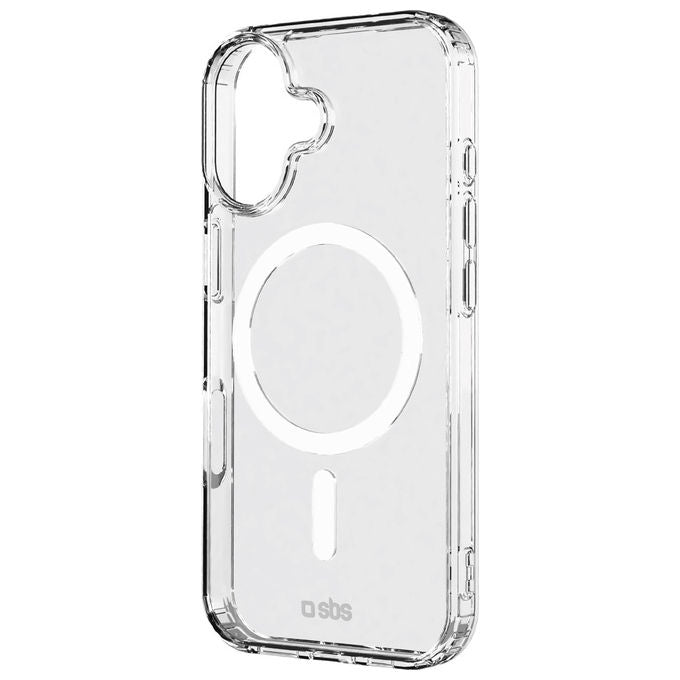 Sbs, Cover Trasparente Light Mag Case, Compatibile Magsafe, Bordo Fotocamera Rialzato, Per Iphone 17