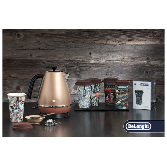 De'Longhi Tazza Termica in Ceramica 300 ml Multicolore