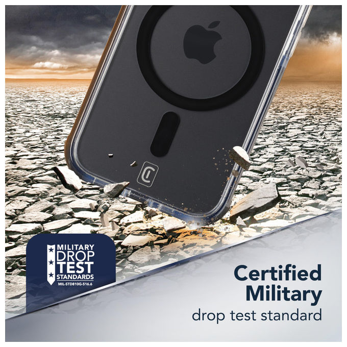 Cellularline Cover Gloss Mag Trasparente Compatibile con Magsafe per iPhone 17 Pro Max