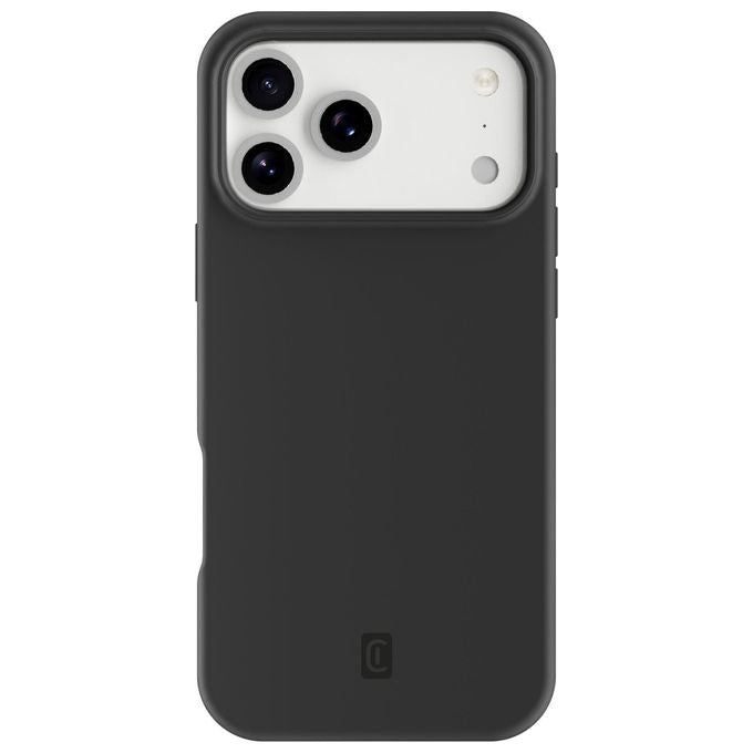 Cellularline Sensation, Cover in Silicone Ultra Morbida, Nera per iPhone 17 Pro