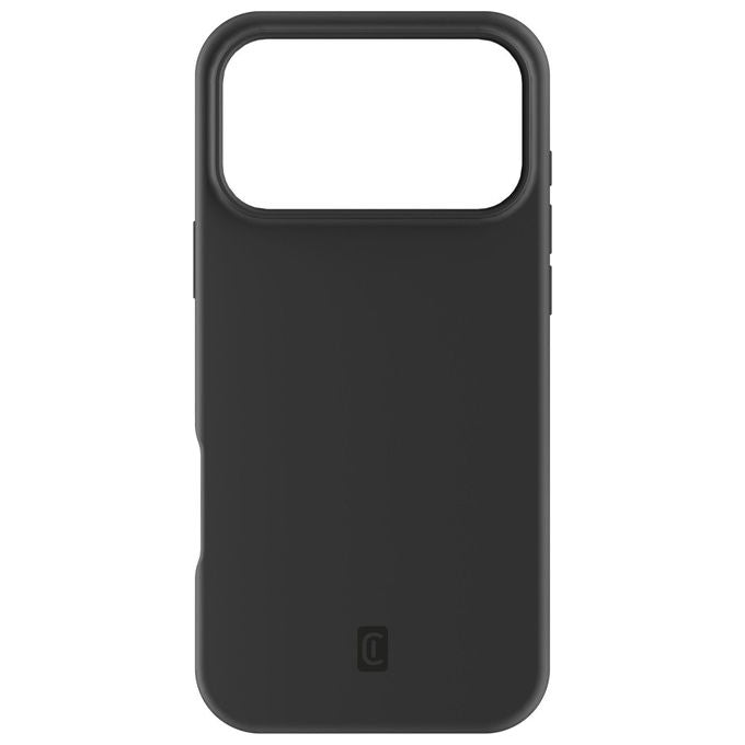 Cellularline Sensation, Cover in Silicone Ultra Morbida, Nera per iPhone 17 Pro
