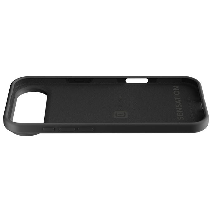 Cellularline Sensation, Cover per iPhone Air, Silicone ultra morbida, Nera