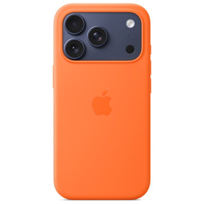 Apple, Custodia MagSafe in Silicone Arancione per iPhone 17 Pro