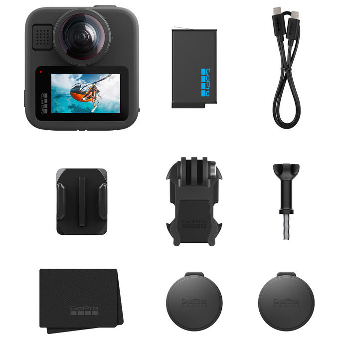GoPro, Action Camera Max2, 29.5 MP, 8K Ultra HD, Impermeabile