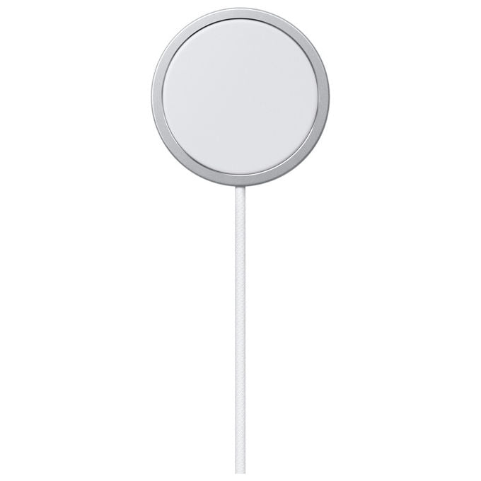 Apple, Caricabatterie MagSafe, 1 m, Ricarica Wireless Qi, Bianco
