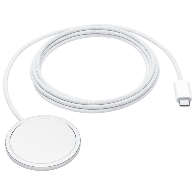 Apple, Caricabatterie MagSafe, 1 m, Ricarica Wireless Qi, Bianco