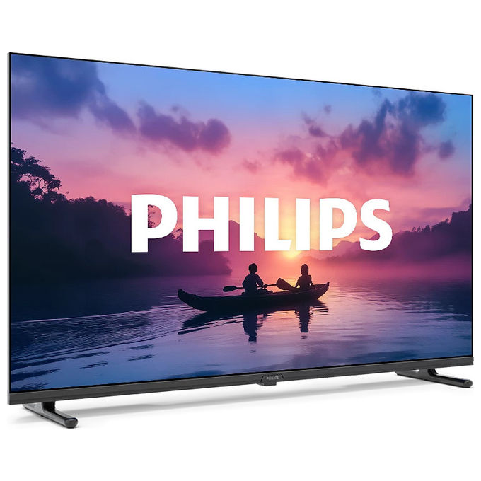 Philips, Tv Led 32 pollici, Full HD, Smart Tv, Wi-Fi, Nero