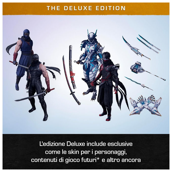 Xbox, Ninja Gaiden 4 Deluxe Edition, PlayStation 5, Disco, Codice incluso