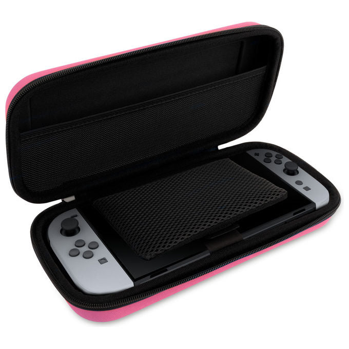 Nacon Custodia Rigida Nintendo Rosa Compatibile Switch 2 Switch Lite e OLED