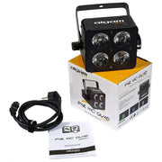 Algam Lighting Proiettore PAR 410 QUAD LED RGBW 4x10W Acciaio Interno