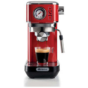 Ariete, Macchina da Caffe', 1.1L, 1300W, con Manometro, Rossa