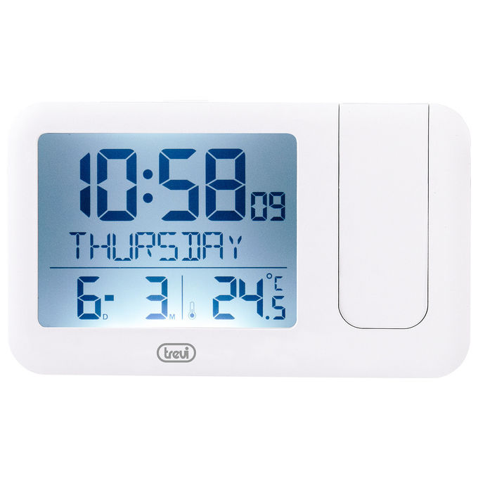 Trevi Orologio Digitale con Proiezione Orario PJ 3030 Bianco