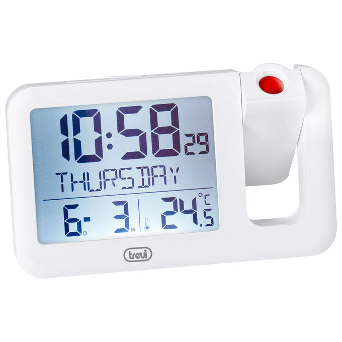 Trevi Orologio Digitale con Proiezione Orario PJ 3030 Bianco