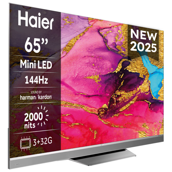 Haier Serie M95 H65M95EUX Smart TV QD-Mini LED 65'' 4K Ultra HD Google TV Nero