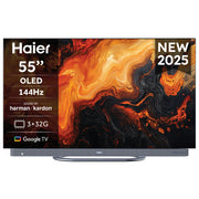 Haier, Tv Oled 55 pollici, 4K Ultra HD, Smart Tv, Wifi, Nero, H55C95EUX