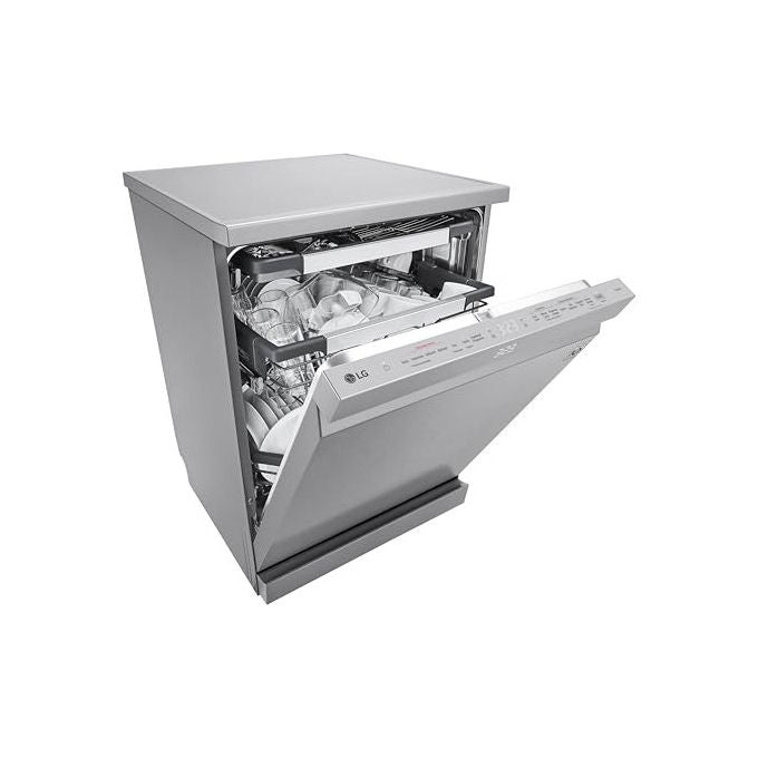 LG DF587HVS Serie 5 Lavastoviglie Libera Installazione 14 coperti Classe A QuadWash TrueSteam Wi-Fi 43 dB (85x60x60 cm) colore Grigio