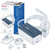 Beurer IH15 Aerosol a Compressore DC Nebulizzatore vie respiratorie superiori e inferiori 55 dB con accessori