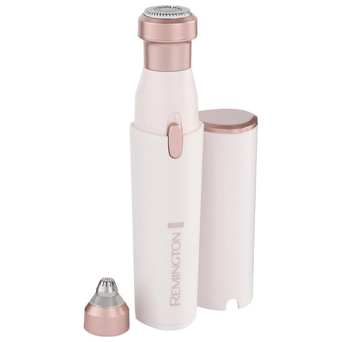 Remington WFS200 BareMe Rasoio Viso Donna 2 in 1 Wet and Dry 80 min autonomia USB-C colore Bianco e Rosa