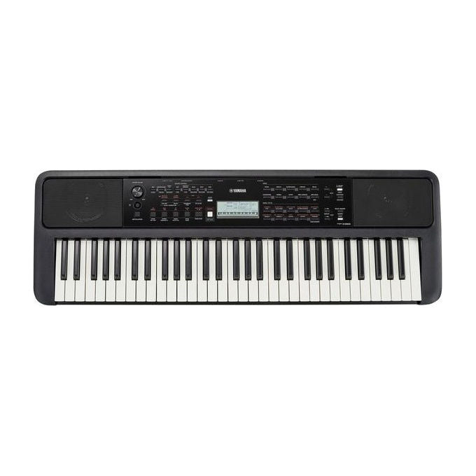 Yamaha PSR-E383 Tastiera Portatile 61 Tasti Touch Sensitive 650 Voci 260 Stili Polifonia 48 Note colore Nero