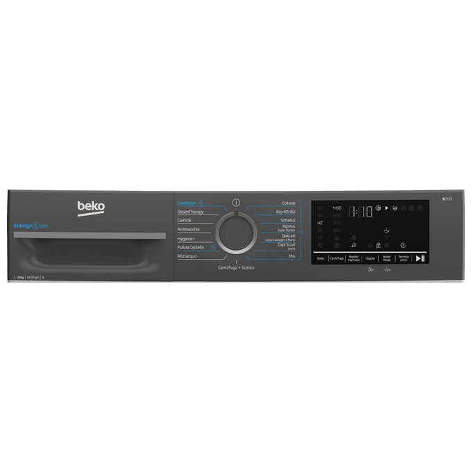 Beko BMWEU8147DA Lavatrice 8Kg 1400rpm Classe A Inverter SteamCure EnergySpin colore Bianco
