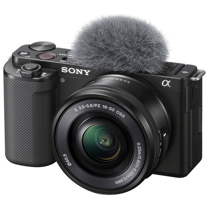 Sony ZVE10KB Fotocamera Mirrorless APS-C 24,2 MP 4K Obiettivo 16-50mm OSS II Touchscreen colore Nero