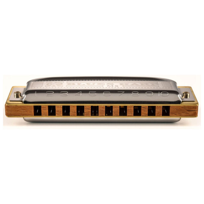 Hohner, Armonica Diatonica New Blues Harp, Do Maggiore, Pettine in Legno