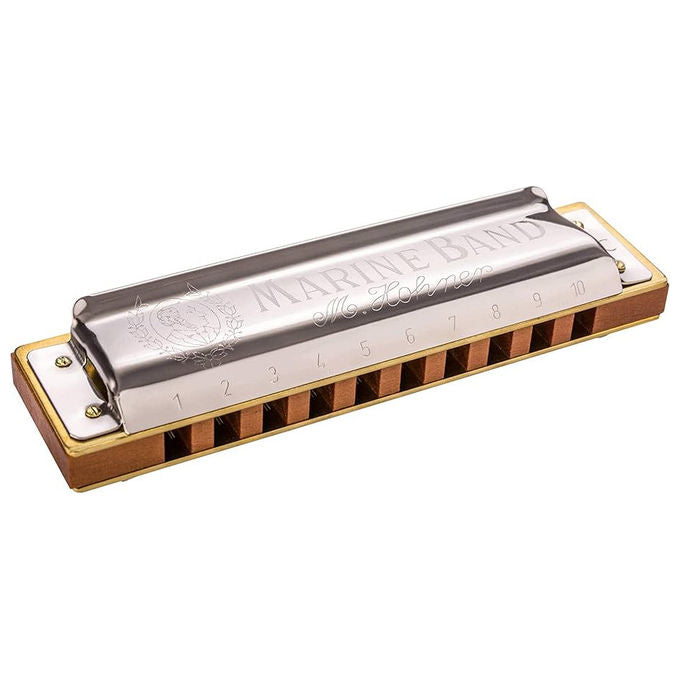 Hohner Armonica Diatonica Marine Band 1896 Sib Maggiore Blues e Folk