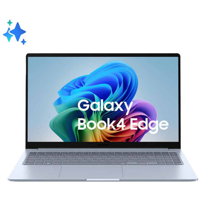 Samsung NP750XQB-KA2IT Galaxy Book4 Edge Notebook Snapdragon X Elite 16 GB 512 GB SSD colore Blu