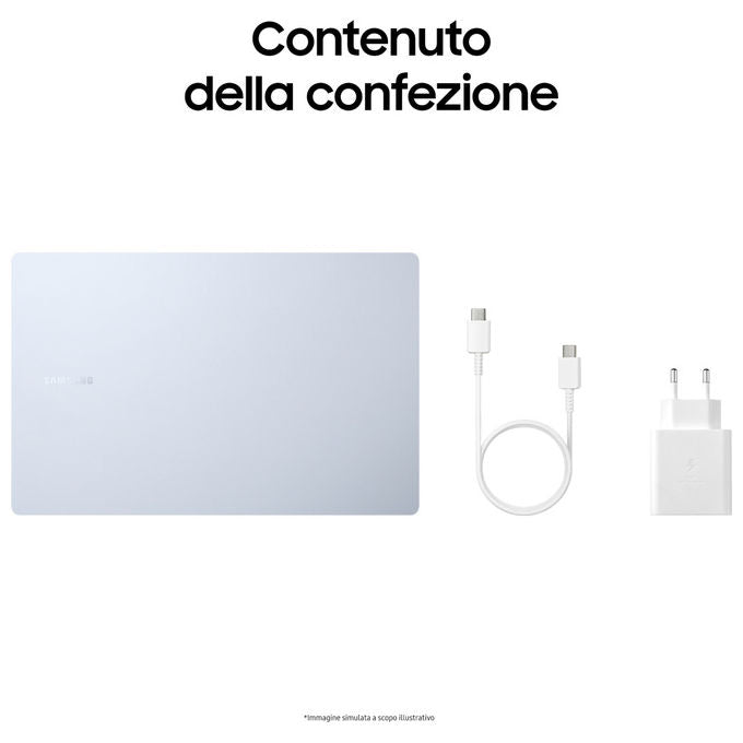 Samsung NP750XQB-KA2IT Galaxy Book4 Edge Notebook Snapdragon X Elite 16 GB 512 GB SSD colore Blu