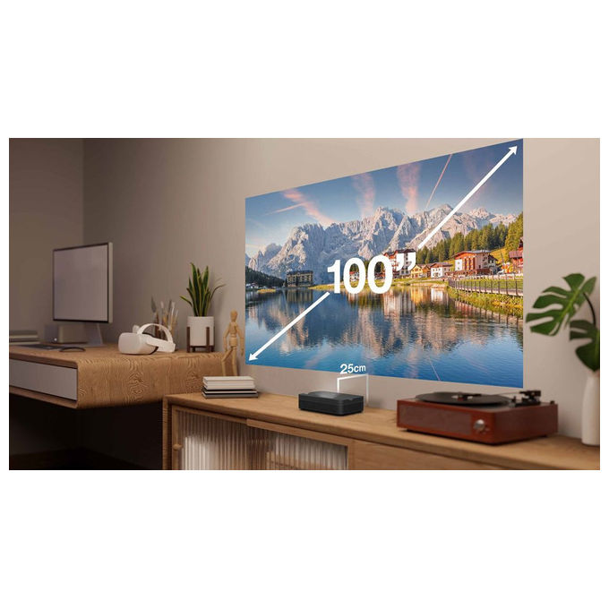 Optoma Photon Go, Proiettore Standard, 650 ANSI Lumen, DLP, 1080p, Nero