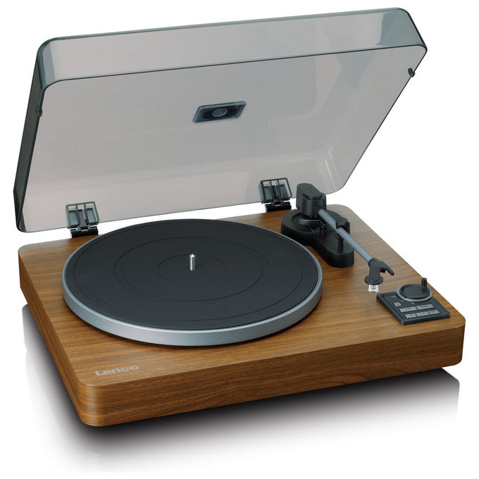 Lenco Giradischi Automatico Bluetooth 5.3 Trasmissione a Cinghia Legno