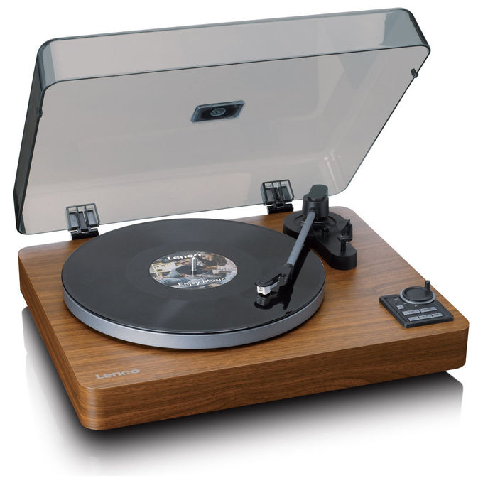 Lenco Giradischi Automatico Bluetooth 5.3 Trasmissione a Cinghia Legno