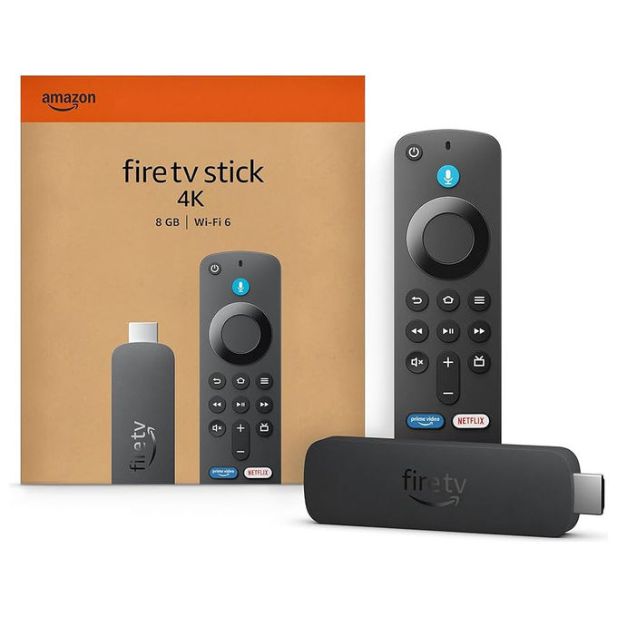 Amazon CL32P4 Fire TV Stick 4K Select Dispositivo Streaming 4K Ultra HD HDR10+ Dolby Vision Wi-Fi 5 Bluetooth 5.0 8 GB colore Nero