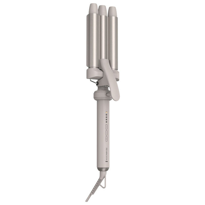 Remington CI41MS5 Trendology Spazzola Arricciacapelli 5 in 1 Ceramica 130-210°C Display LED Spegnimento Automatico colore Beige