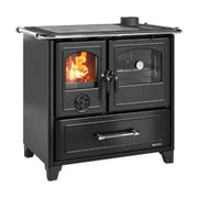 Nordica, Cucina a Legna Family VST 4,5, 8 kW, Antracite, Con Forno