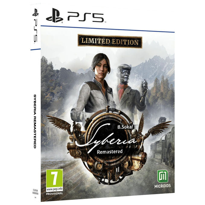 Microids, Syberia Remastered Limited Edition, PlayStation 5, Avventura Grafica