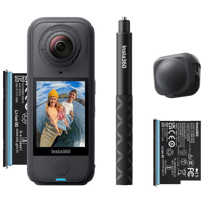 Insta360 X4AIR Starter Bundle Action Camera 360° 8K Ultra HD 120fps Impermeabile 15m colore Nero