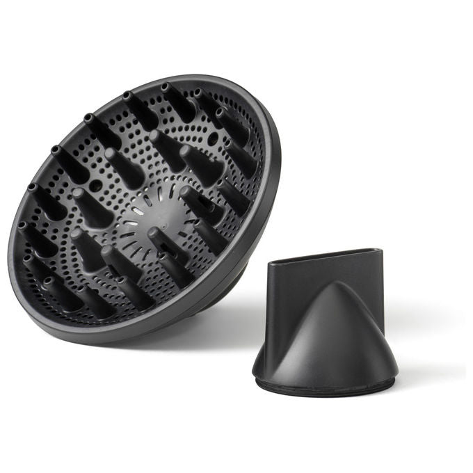 BaByliss D6200DE Titanium Shine Asciugacapelli 1600 W Motore Digitale Ionico Anti-Crespo 3 Velocita' 3 Temperature Diffusore colore Acciaio