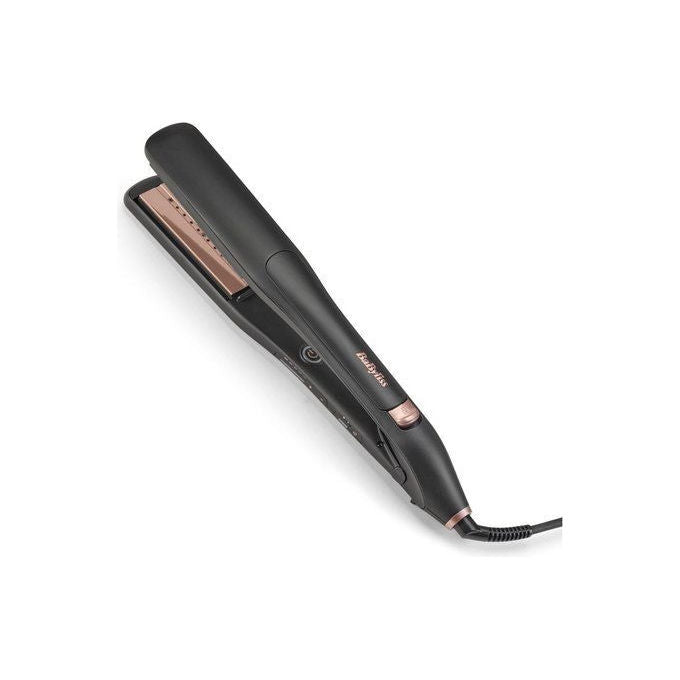 Babyliss ST490E Sensor Protect Styler Piastra per Capelli Titanio 5 Temperature 160°C 200°C colore Nero