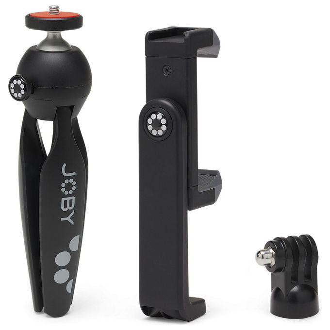 Joby JB01872-BWW HandyPod 2 Mini Treppiede Smartphone Fotocamera d'Azione Testa a Sfera 360° Portata 1 Kg colore Nero