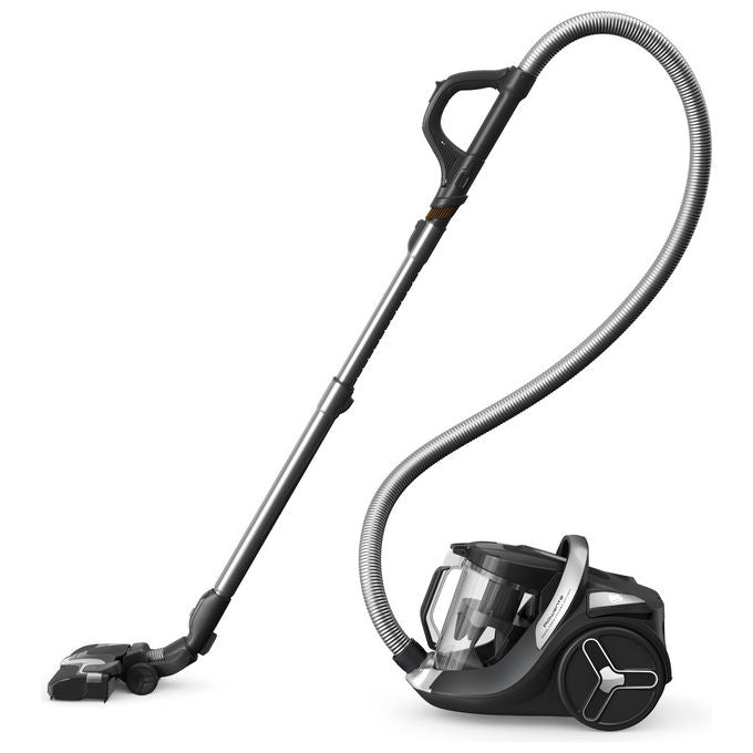 Rowenta RO7C66 Green Force Cyclonic Aspirapolvere a Traino Senza Sacco 2,5 L 500 W 66 dB colore Nero Grigio