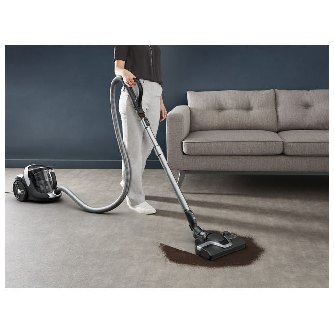 Rowenta RO7C66 Green Force Cyclonic Aspirapolvere a Traino Senza Sacco 2,5 L 500 W 66 dB colore Nero Grigio