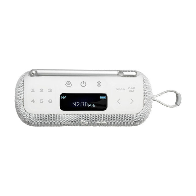 JBL TUNER3WHT TUNER 3 Radio Portatile DAB DAB+ FM Bluetooth 5.3 7W IP68 12h colore Bianco
