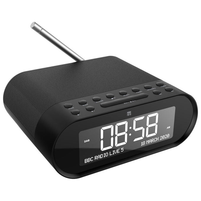 Xtreme Radiosveglia DAB-DAB+ Display LCD Nero
