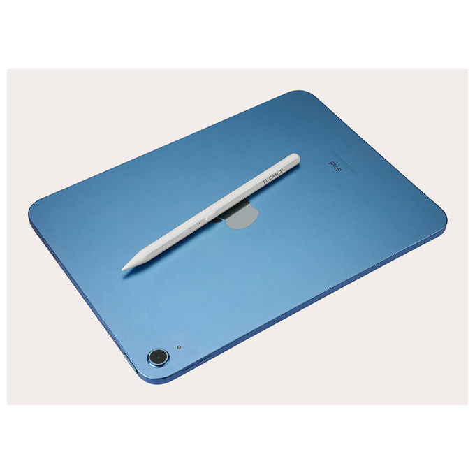 Tucano MA-STY3-W Pencil 3 Penna Stilo Capacitiva Attiva per iPad Palm Rejection USB-C 50h colore Bianco