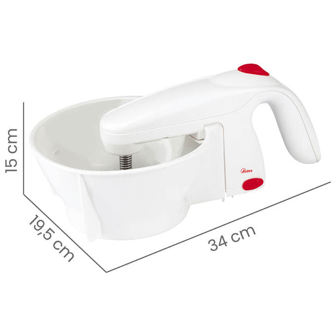 Ardes ARPASS01 Veggy Passaverdure Elettrico 25W 3 Dischi Acciaio Inox colore Bianco
